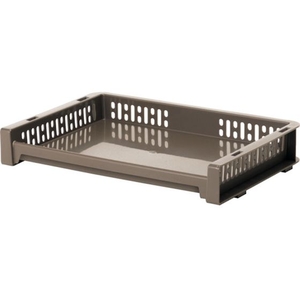 SANKO pla/ 428585 Eラック トレー M BR ブラウン 42858 FC564VU-3619811-イメージ1