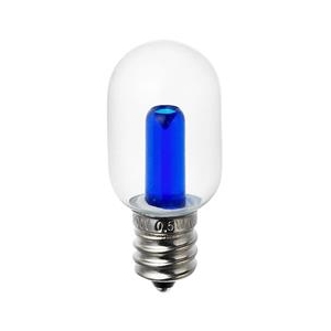 エルパ LED電球 E12口金 0．5Wナツメタイプ 青色 elpaball mini LDT1CB-G-E12-G108-イメージ2