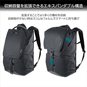 ハクバ マルチモード バックパック 30 カメラバッグ GW-PRO ブラック SGWP23-MMBP30-イメージ6