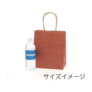 シモジマ 紙袋 25チャームバッグ 21-12 ギンガム2 R 50枚 FCN4275-003266400-イメージ5