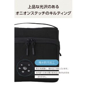 エレコム キルティング ガジェットポーチ スタンドタイプ ブラック BMA-QTGPSBK-イメージ7