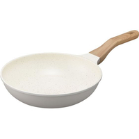 アイリスオーヤマ ナチュかるフライパン IHガス火対応 24cm Pグレー×IV FC238TB-NTL-F24PG