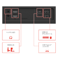 LGモニター　27型　エレクトロニクス27MS570B-B 本体と付属品 USB-C対応 PCモニター LG Monitor 27MS570B-B [27型 /フルHD(1920×1080
