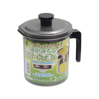 ＬＩＶ ＰＬＵＳ ベストコ オイルポット 1.2L 蓋つまみ付き トルネード FCE401W-MA-2061