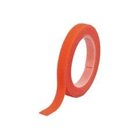 トラスコ中山 TRUSCO　マジックバンド結束テープ　両面　幅10mmX長さ1．5m　オレンジ MKT-1015-OR