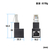 サンワサプライ RJ-45L型変換アダプタ(下出し カテゴリ6A STP) ブラック ADT-RJ6A-LD-イメージ10