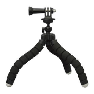 エレコム アクションカメラ用フレキシブル三脚 ブラック AC-TPFL01BK-イメージ2