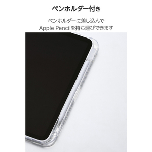 エレコム iPad(A16/第10世代)用 折り紙ケース 背面クリア スリープ対応 ブラック TB-A26RWVORBK-イメージ6