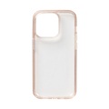 Hamee iPhone 14 Pro用ハイブリッドケース PATCHWORKS LUMINA クリア/ピンク 41-948538