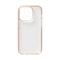 Hamee iPhone 14 Pro用ハイブリッドケース PATCHWORKS LUMINA クリア/ピンク 41-948538