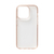 Hamee iPhone 14 Pro用ハイブリッドケース PATCHWORKS LUMINA クリア/ピンク 41-948538-イメージ1