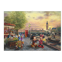 テンヨー キャンバス スタイル ジグソーパズル 1000ピース 「Mickey and Minnie in London」 スペシャルアートコレクション D-1000-853 D1000853ﾐﾂｷ-ﾐﾆ-ﾛﾝﾄﾞﾝ