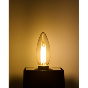 エルパ LED電球 E17口金 全光束550lm(3．8W普通電球サイズ)電球色相当 LDC4CL-G-E17-F334-イメージ4
