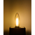 エルパ LED電球 E17口金 全光束550lm(3．8W普通電球サイズ)電球色相当 LDC4CL-G-E17-F334-イメージ4