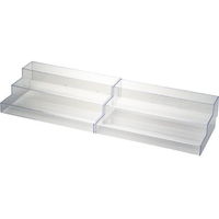 タカ印 スライド式ひな段 クリア FCE102Z-32-4562