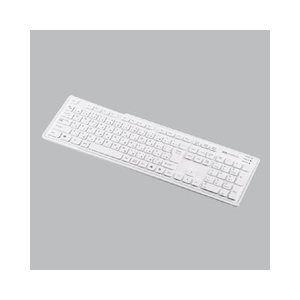 サンワサプライ スリムキーボード ホワイト SKB-SL16W サンワサプライ スリムキーボード ホワイト SKB-SL16W