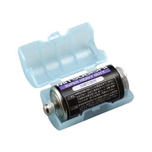旭電機化成 単2が単1になる電池アダプター ブルー ADC210BL-イメージ1