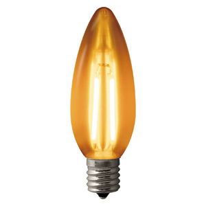 エルパ LED電球 E17口金 全光束420lm(3．8W普通電球サイズ)キャンドル色相当 LDC4CC-G-E17-F335-イメージ5