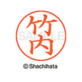 シヤチハタ ネームペン用ネーム シルバー 既製 竹内 FC47183-X-GPS-1412