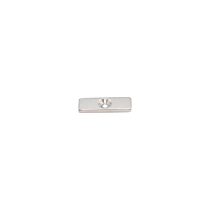 トラスコ ネオジム角形磁石　皿ねじ穴付　３０ｍｍＸ１０ｍｍＸ３ｍｍ　Ｍ３　 １個入 T30K03-M3-イメージ1