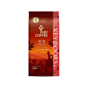 キーコーヒー KEY DOORS+ モカブレンド 豆 (LP) 150g FC704SJ-イメージ1