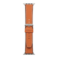 オウルテック Apple WatchバンドLV シュリンクレザー オレンジ OWL-AWBLVRG03-OR