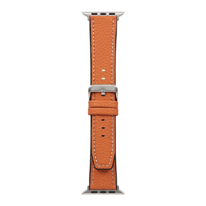 オウルテック Apple WatchバンドLV シュリンクレザー オレンジ OWL-AWBLVRG03-OR-イメージ1