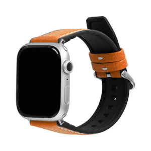オウルテック Apple WatchバンドLV シュリンクレザー オレンジ OWL-AWBLVRG03-OR-イメージ2