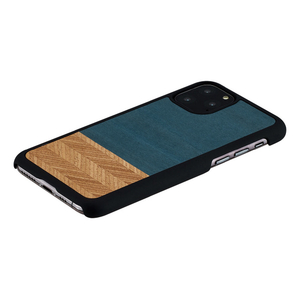Man & Wood iPhone 11 Pro Max用天然木ケース Denim I16855I65R-イメージ2