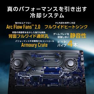 ASUS ノートパソコン ASUS TUF Gaming F16 イェーガーグレー FX608JPR-I7R5070-イメージ5