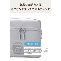 エレコム BMA-QTGPSGY キルティング ガジェットポーチ スタンドタイプ