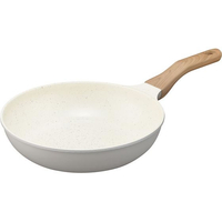 アイリスオーヤマ ナチュかるフライパン IHガス火対応 26cm Pグレー×IV FC240TB-NTL-F26PG