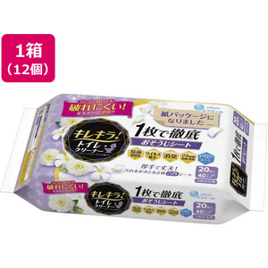 大王製紙 エリエール キレキラ!トイレクリーナークリーンフローラル 替20枚*12個 FC336YN-733680-イメージ1
