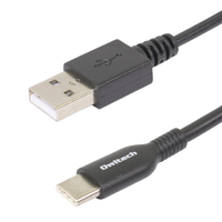 オウルテック Type-Cケーブル50cm ブラック OWL-CBKCASR5-BK