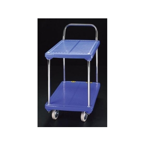 エスコ 運搬車 二段式 ブレーキ付 200kg 810×500mm FCX0567-EA520BE-6-イメージ1
