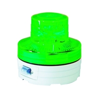 日動工業 電池式LED回転灯ニコUFO 常時点灯タイプ 緑 緑7675単3乾電池×2本 FC396HT-3686493