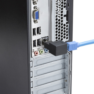 サンワサプライ RJ-45L型変換アダプタ(右出し カテゴリ6A STP) ブラック ADT-RJ6A-LR-イメージ3