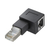 サンワサプライ RJ-45L型変換アダプタ(右出し カテゴリ6A STP) ブラック ADT-RJ6A-LR-イメージ2