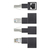 サンワサプライ RJ-45L型変換アダプタ(右出し カテゴリ6A STP) ブラック ADT-RJ6A-LR-イメージ7