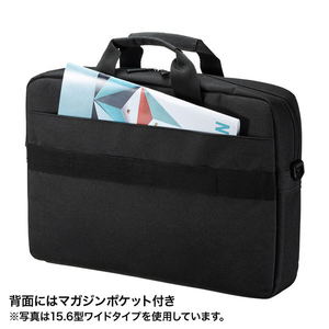 サンワサプライ PCインナーバッグ(11．6型ワイド) ブラック BAG-INB5N2-イメージ4