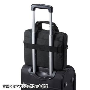 サンワサプライ PCインナーバッグ(11．6型ワイド) ブラック BAG-INB5N2-イメージ5