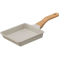 アイリスオーヤマ ナチュかるフライパン IHガス火対応 エッグパン Gモカ FC241TB-NTL-EGMO