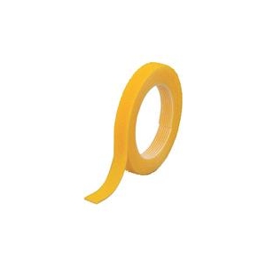 トラスコ中山 TRUSCO　マジックバンド結束テープ　両面　幅10mmX長さ1．5m　黄 MKT-1015-Y-イメージ1