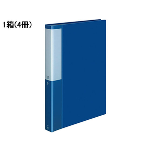 コクヨ クリヤーブック POSITY 固定式A4 60ポケット ブルー 4冊 1箱(4冊) F826225-P3ﾗ-L60NB-イメージ1