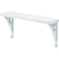 吉川国工業所 ライクイット/タオルバーシェルフ スクエア ホワイト FC910SK