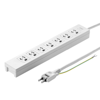 サンワサプライ 電源タップ(3P・7個口・3m) TAP-F37-3SR
