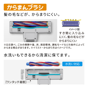 日立 紙パックタイプクリーナー 自走式パワーブラシ かるパック ベージュ CV-KP90P C-イメージ6