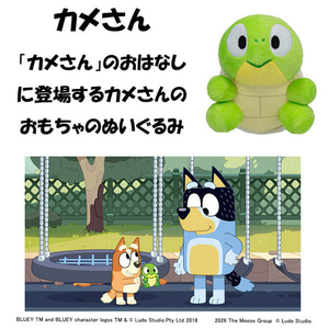 タカラトミー ブルーイ ぬいぐるみ(S) ベーシックカメさん ﾌﾞﾙ-ｲﾇｲｸﾞﾙﾐSﾍﾞ-ｼﾂｸｶﾒｻﾝ-イメージ3