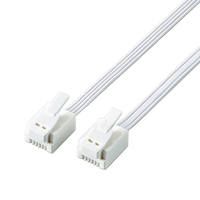 エレコム ツメ折れ防止モジュラーケーブル(7m) MJ-Tシリーズ ホワイト MJ-T7WH