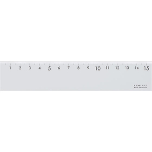 ライオン事務器 直線定規 15cm RA-5 F609402-270-46-イメージ1